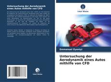 Capa do livro de Untersuchung der Aerodynamik eines Autos mithilfe von CFD 