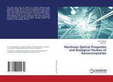 Capa do livro de Nonlinear Optical Properties and Biological Studies of Nanocomposites 