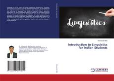 Copertina di Introduction to Linguistics for Indian Students