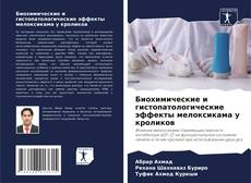 Capa do livro de Биохимические и гистопатологические эффекты мелоксикама у кроликов 