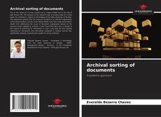 Buchcover von Archival sorting of documents