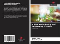 Buchcover von Climate seasonality and respiratory diseases