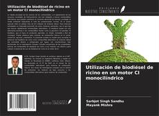 Couverture de Utilización de biodiésel de ricino en un motor CI monocilíndrico