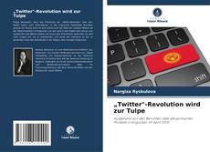 Buchcover von „Twitter"-Revolution wird zur Tulpe