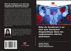 Buchcover von Rôle du Syndecan-1 en tant que marqueur diagnostique dans les saignements utérins anormaux