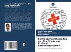 Buchcover von Formgebungsfähigkeiten von One Shape und ProTaper Rotationssystemen