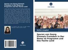 Buchcover von Spuren von Georg Simmels Fremdem in Der Name ist Programm und Das flache Land