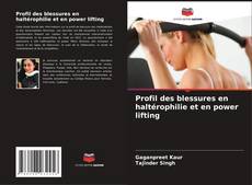 Buchcover von Profil des blessures en haltérophilie et en power lifting