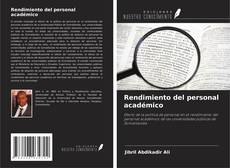 Portada del libro de Rendimiento del personal académico