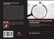 Copertina di Performance du personnel académique