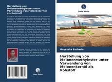 Portada del libro de Herstellung von Melonenmethylester unter Verwendung von Melonenkernöl als Rohstoff