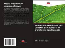 Copertina di Réponse différentielle des variétés de Cajanus à la transformation Inplanta