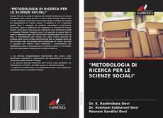 Capa do livro de "METODOLOGIA DI RICERCA PER LE SCIENZE SOCIALI" 