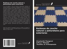 Portada del libro de Baldosas de caucho natural y poliuretano para exteriores