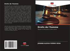 Capa do livro de Droits de l'homme 