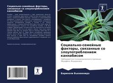 Социально-семейные факторы, связанные со злоупотреблением каннабисом kitap kapağı