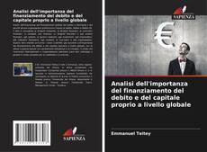 Bookcover of Analisi dell'importanza del finanziamento del debito e del capitale proprio a livello globale