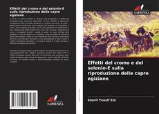 Bookcover of Effetti del cromo e del selenio-E sulla riproduzione delle capre egiziane