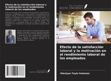 Portada del libro de Efecto de la satisfacción laboral y la motivación en el rendimiento laboral de los empleados