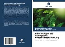 Portada del libro de Einführung in die ökologische Unternehmensführung