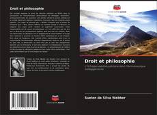 Buchcover von Droit et philosophie