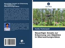 Portada del libro de Neuartiger Ansatz zur Erkennung von Objekten in Überwachungsvideos