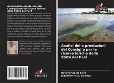 Bookcover of Analisi delle prestazioni del Consiglio per le risorse idriche dello Stato del Pará