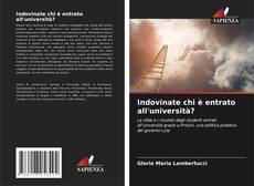 Buchcover von Indovinate chi è entrato all'università?