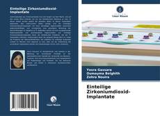 Portada del libro de Einteilige Zirkoniumdioxid-Implantate