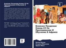 Borítókép a  Влияние Пандемии Ковид-19 На Преподавание И Обучение В Африке - hoz