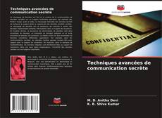 Techniques avancées de communication secrète kitap kapağı