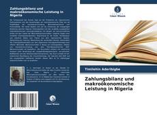 Zahlungsbilanz und makroökonomische Leistung in Nigeria kitap kapağı