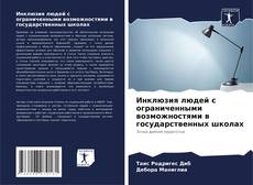 Capa do livro de Инклюзия людей с ограниченными возможностями в государственных школах 