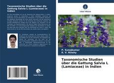 Copertina di Taxonomische Studien über die Gattung Salvia L (Lamiaceae) in Indien