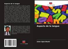 Capa do livro de Aspects de la langue 