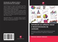 Buchcover von Introdução ao software móvel e desenvolvimento de conteúdo