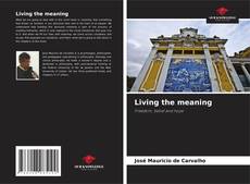 Copertina di Living the meaning