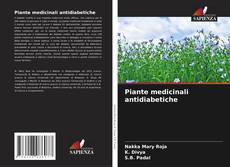 Portada del libro de Piante medicinali antidiabetiche