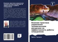 Portada del libro de Влияние практики управления человеческими ресурсами на эффективность работы сотрудников