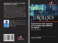 Portada del libro de Esperienza del reparto di urologia dell'HMIMV di Rabat: