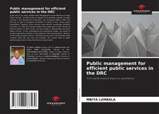 Обложка Public management for efficient public services in the DRC