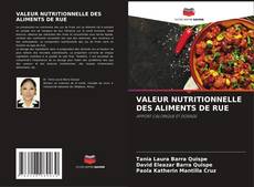 Bookcover of VALEUR NUTRITIONNELLE DES ALIMENTS DE RUE