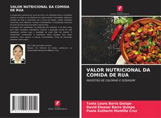 Bookcover of VALOR NUTRICIONAL DA COMIDA DE RUA