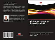 Génération directe de thermoélectricité kitap kapağı