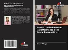 Portada del libro de Fattori che influenzano la performance delle donne imprenditrici