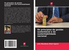 Buchcover von Os princípios da gestão sustentável e da sustentabilidade nacional