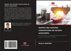 Bookcover of Gestion des activités commerciales du secteur automobile