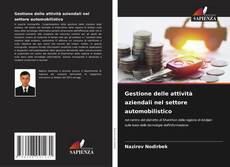 Portada del libro de Gestione delle attività aziendali nel settore automobilistico