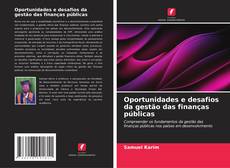 Buchcover von Oportunidades e desafios da gestão das finanças públicas