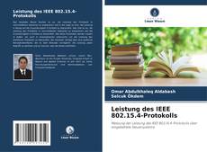 Leistung des IEEE 802.15.4-Protokolls kitap kapağı